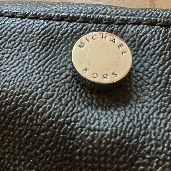 Michael Kors Sutton Satchel Classic Dark Brown/Black with Logo - Picture 4 of 12